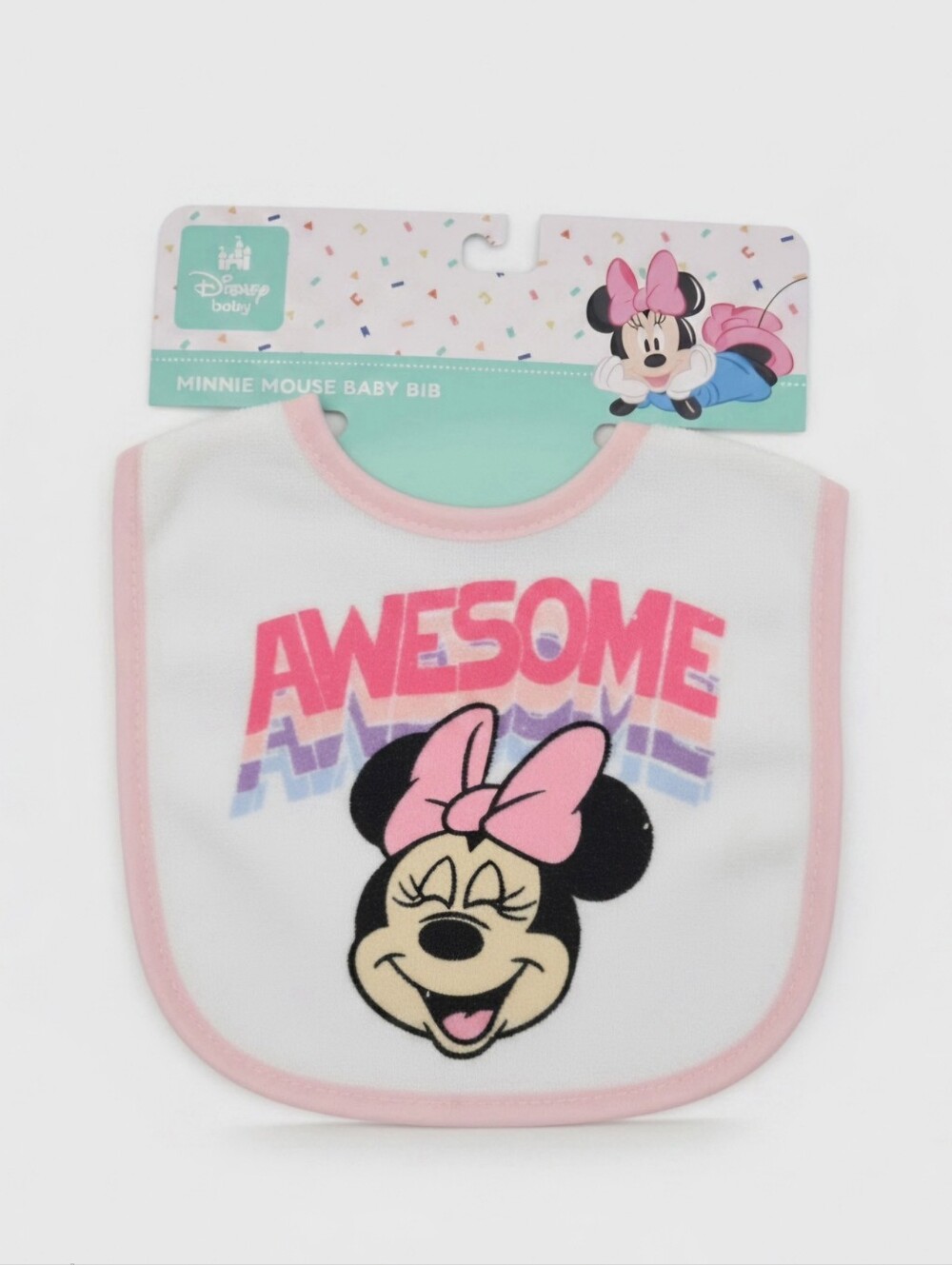 Disney Baby Minnie Mouse Baby Bibs 3-Pack - Picture 3 of 6